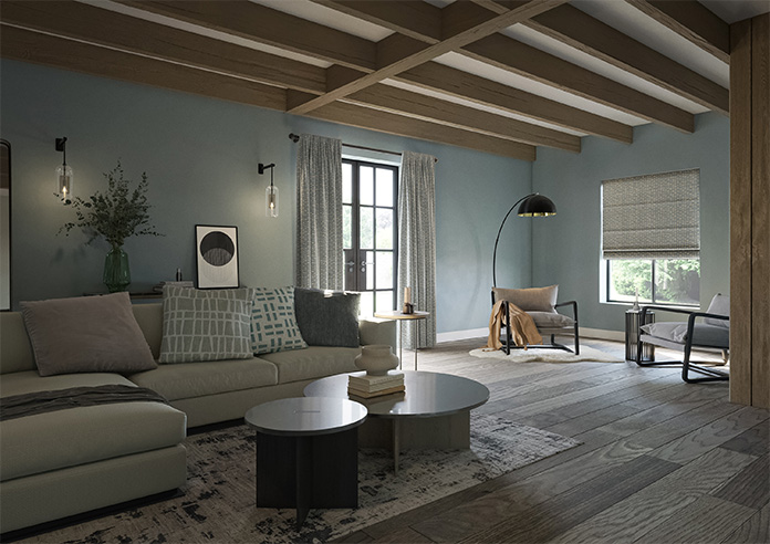 Rolling Hills Velvet, Charcoal - Made to Measure Curtains - Image 8